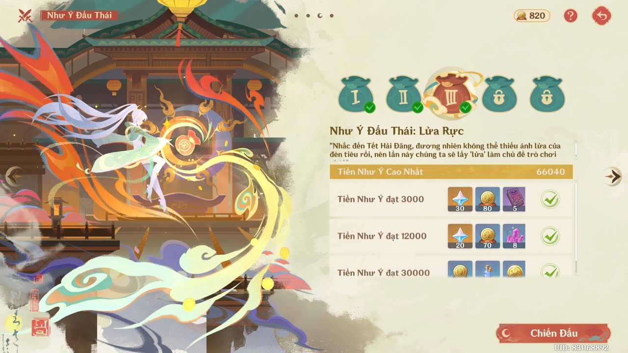 Genshin Impact|Events:Như Ý Đấu Thái ( III - Lửa Rực)