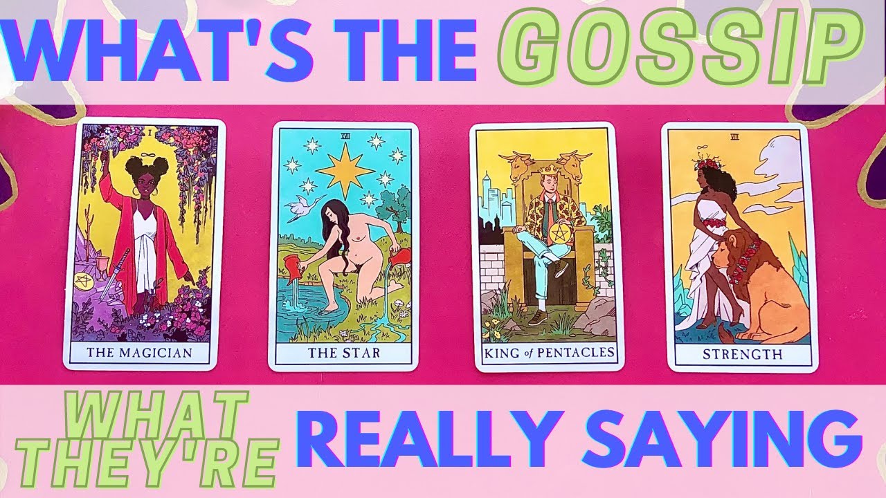 👀 WHAT'S THE GOSSIP? 👀 WHO'S SPYING ON YOU? PICK A CARD 🔮 TAROT READING