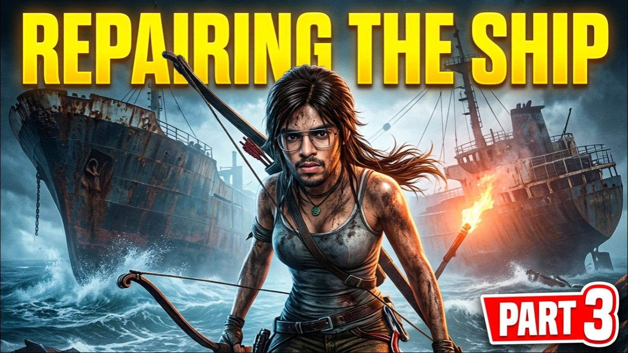REPAIRING THE ENDURANCE 🛠️ Shipwreck Beach | Tomb Raider | Part 3