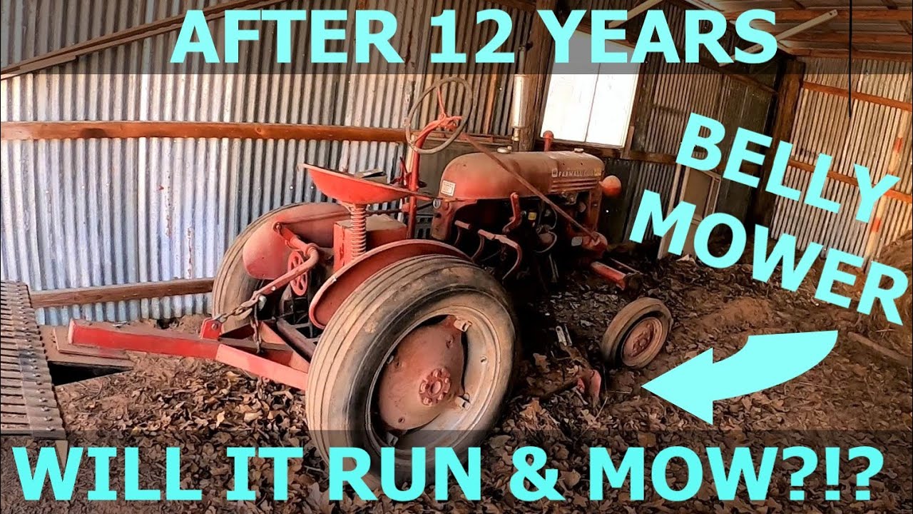 ABANDONED 1949 Farmall Cub. Will it RUN & MOW after sitting 12 years?!?