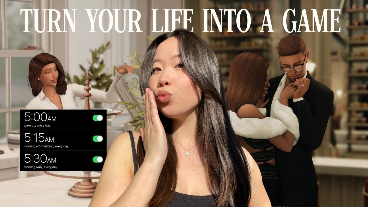 how I turned my life into a sims game to start winning in real life