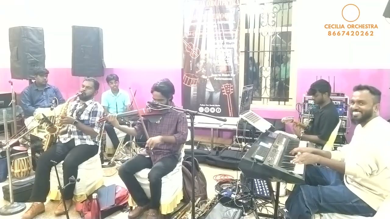 Malaigal Vilagi Ponalum | Cecilia Orchestra | TN-23 | Tamil Christian Song | Instrumental 8667420262
