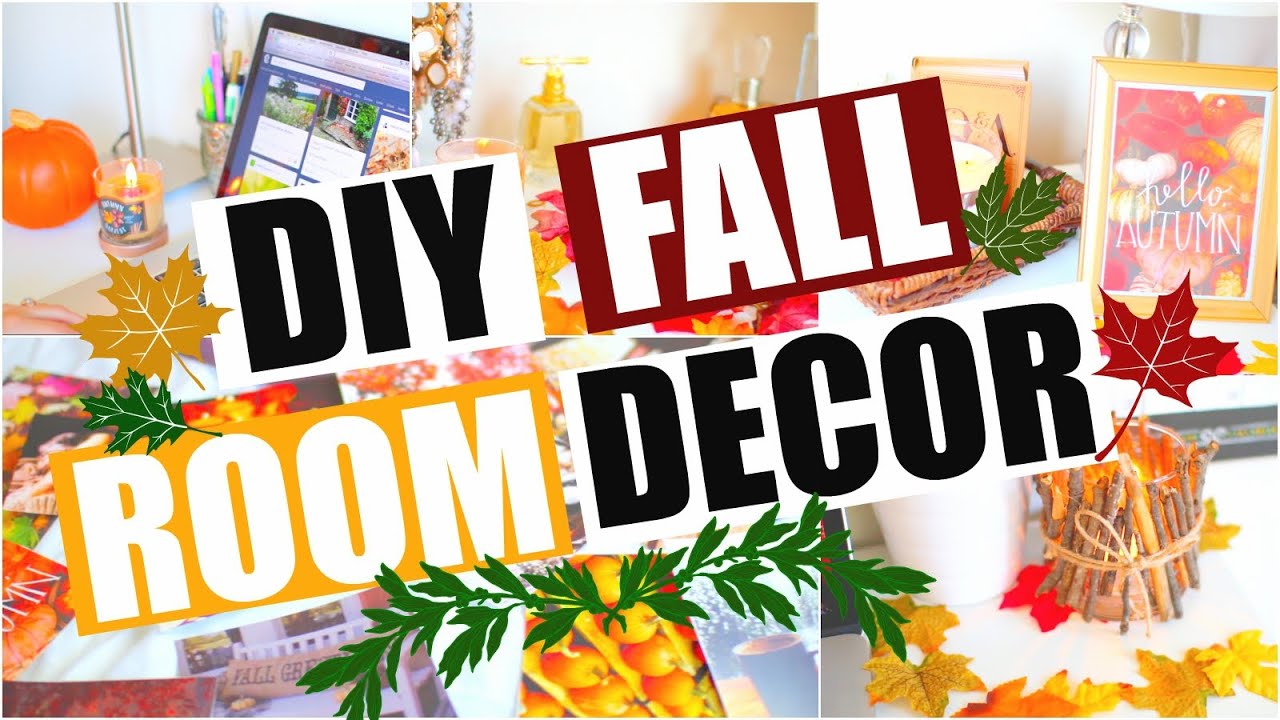 DIY Fall Room Decor! Easy Ways To Spice Up Your Room For Fall 2015!