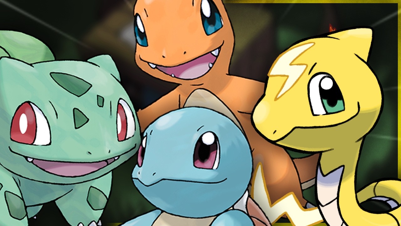 POK&Eacute;MON SI TUVIESE CUATRO INICIALES 🌳🔥🌊