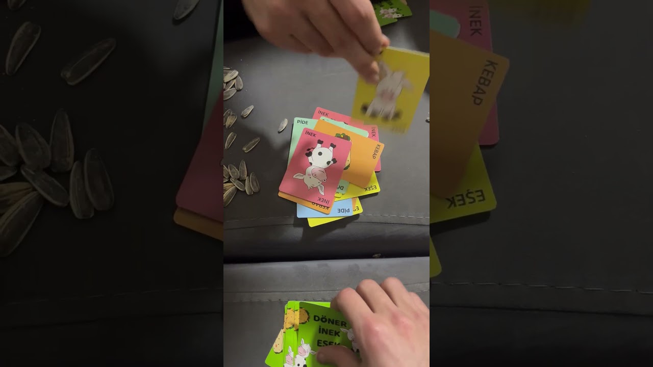 Döner İnek Eşek Pide Kebap kart oyunu #eğlence #kartoyunu #kutuoyunu #kutuoyunları #oyun