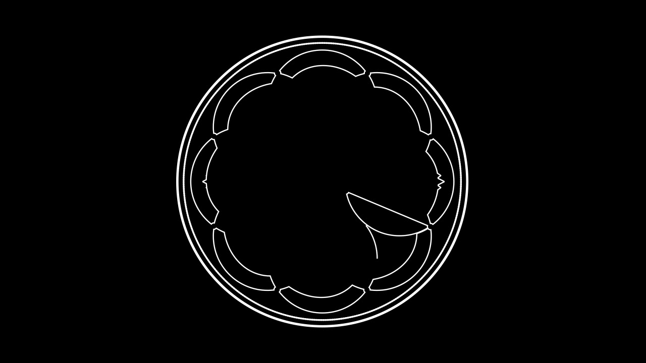 Watch and relax a Sacred Symbol forming / Variation A
