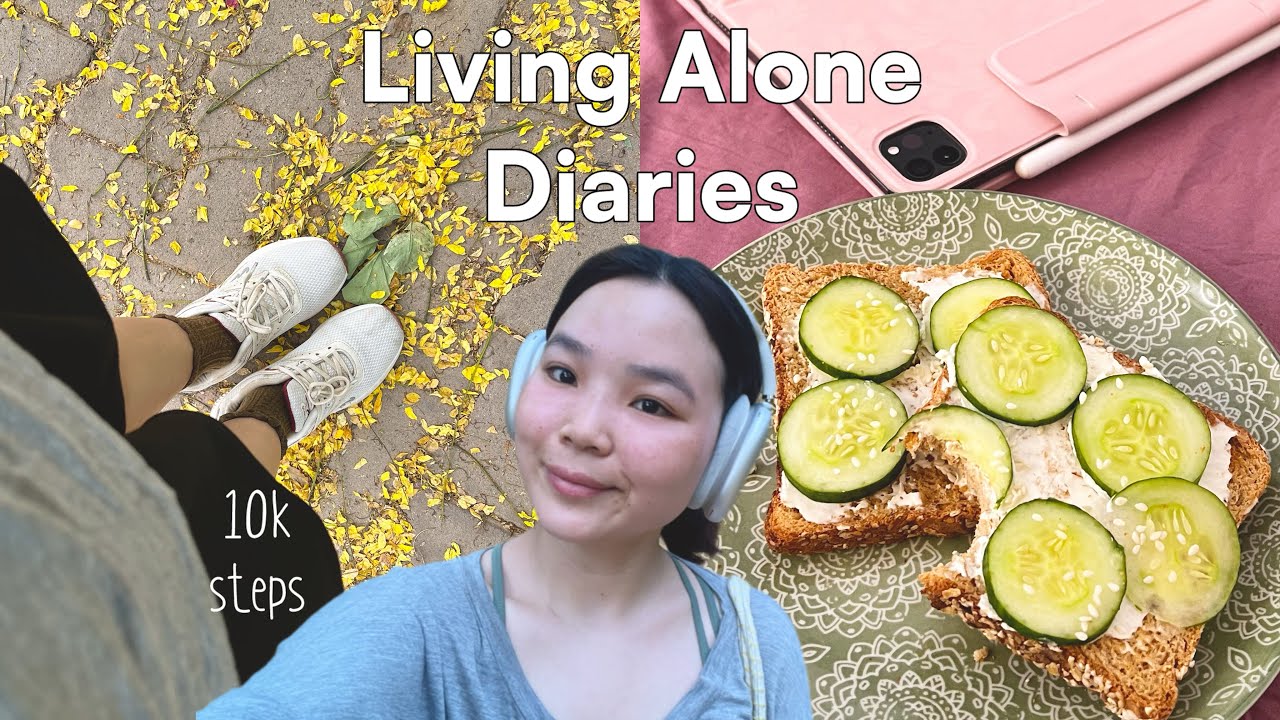 Living alone diaries🪴 | Just Me, My Walk, and a Lot of Food 🍽️
