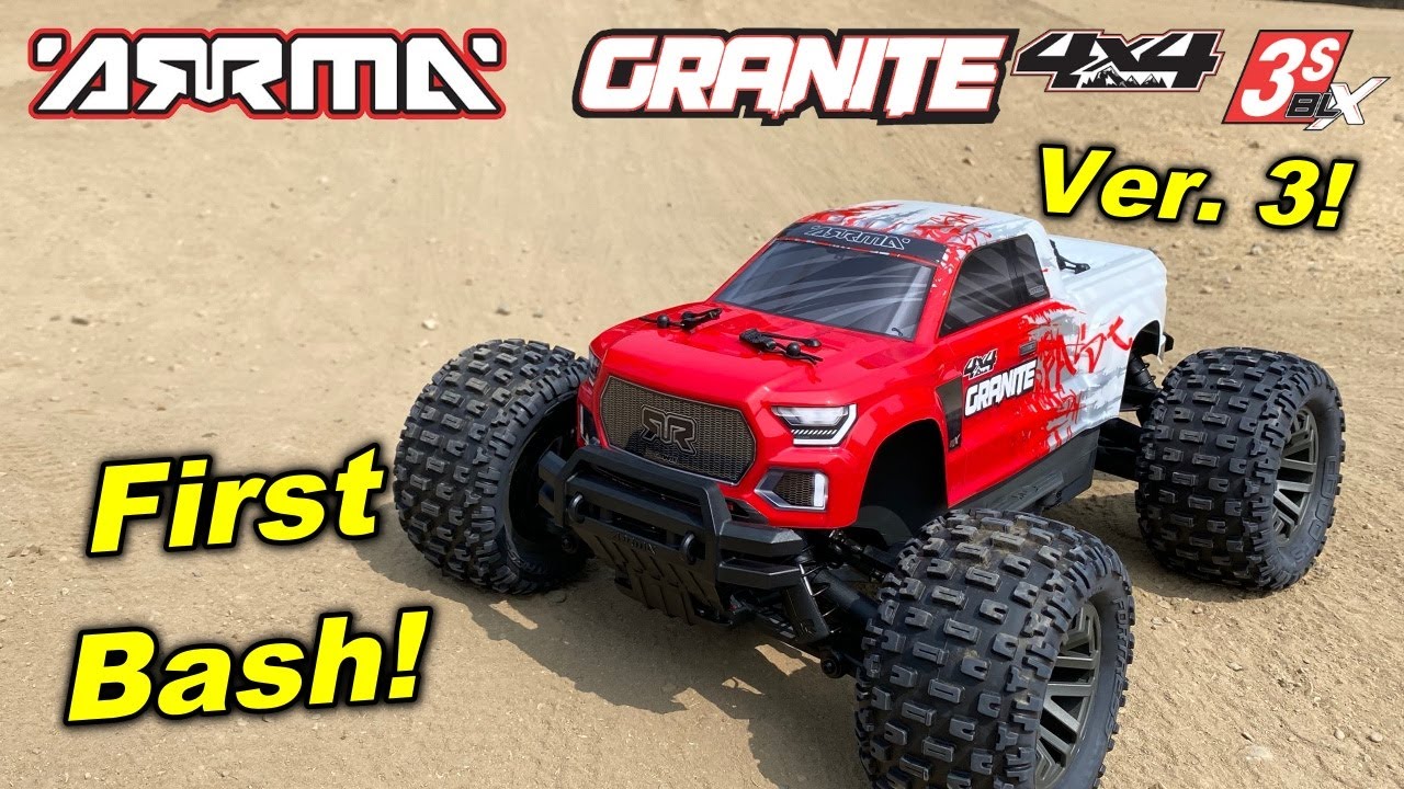 Arrma Granite V3 4x4 3S BLX first bash