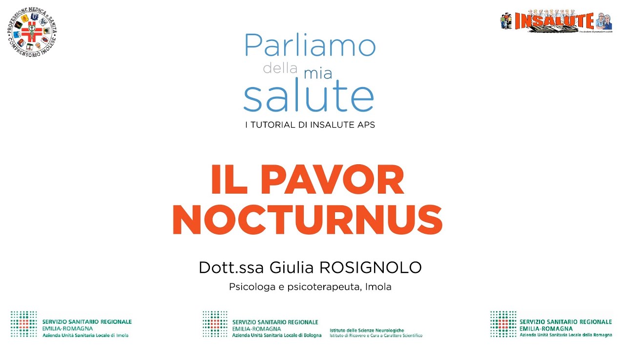 Il Pavor nocturnus | #parliamodellamiasalute
