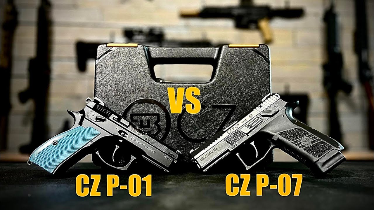 CZ P-01 VS CZ P-07!!!! WHICH ONE WOULD YOU CARRY#gunculture #czshadow2