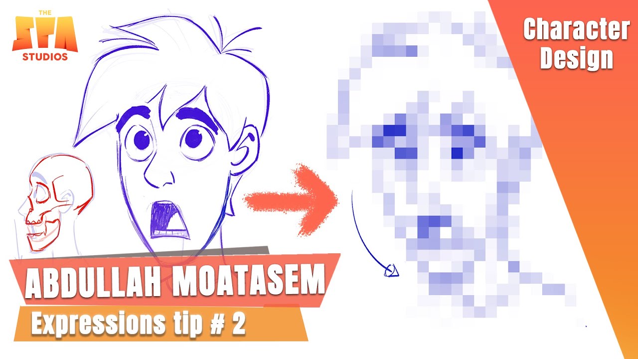 IMPROVE YOUR CHARACTER DESIGN EXPRESSIONS #2 | Abdullah Moatasem