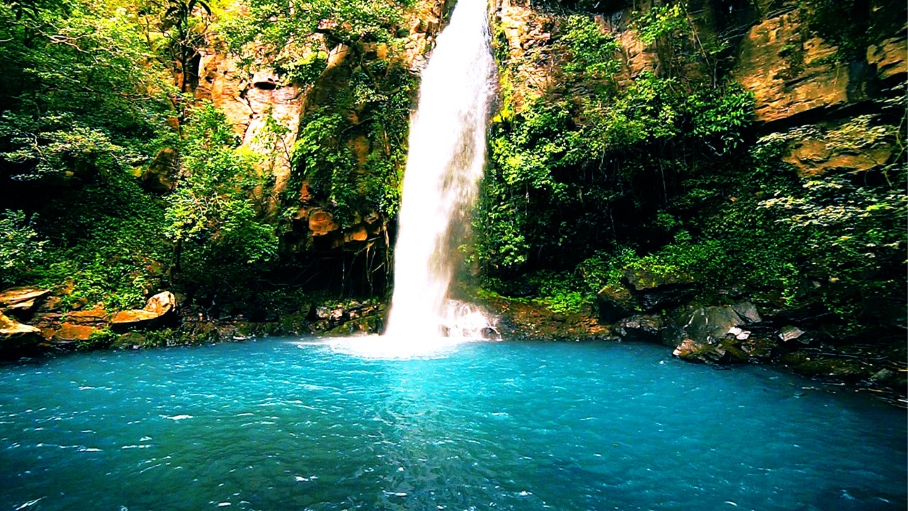 Calm and Relaxing Waterfall – 3 Hours of Jungle Nature Ambience