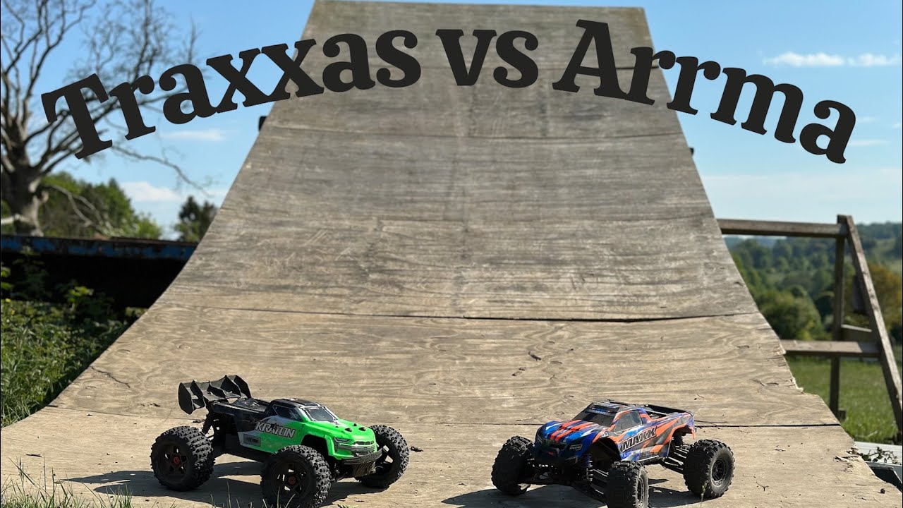 Traxxas maxx vs Arrma Kraton! who will win?