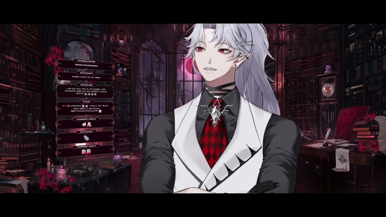 Vampire VTuber gives dating advice as Saitama