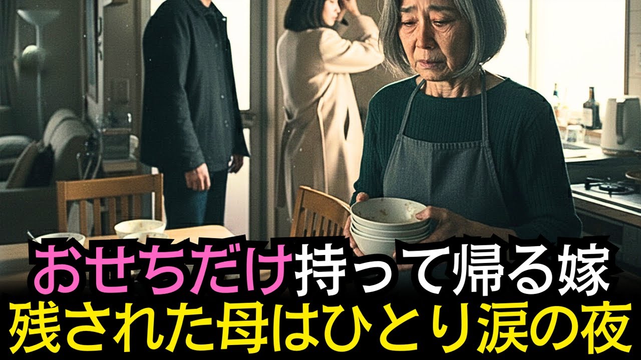 おせちだけ食べて去る息子夫婦…残ったのは、冷えた食卓と母の涙でした｜#奇跡の人生ドラマ｜オーディオブック｜