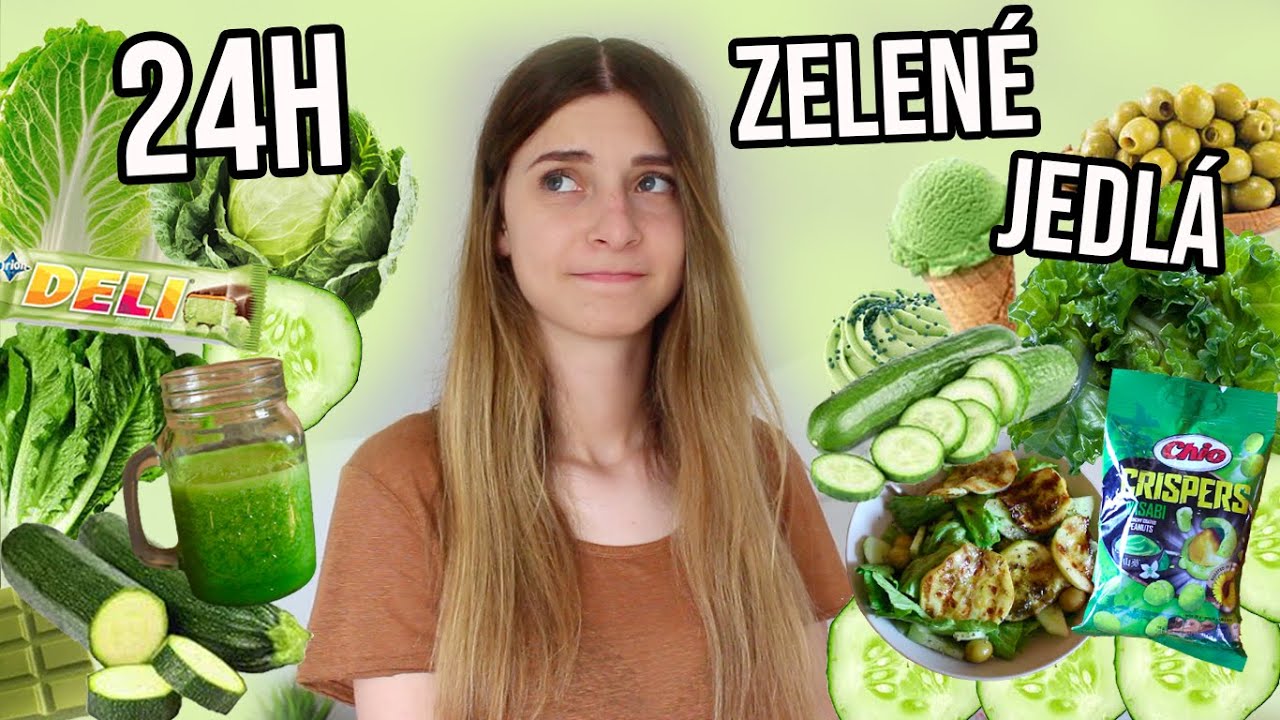 Jem 24 HODÍN len ZELENÉ jedlá!