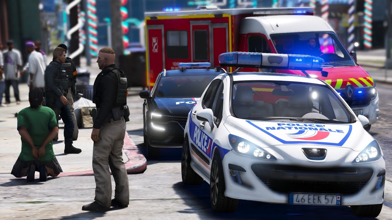 [GTA 5] ATTAQUE AU COUTEAU - LA POLICE ARRÊTENT LE COUPABLE | LSPDFR #1031
