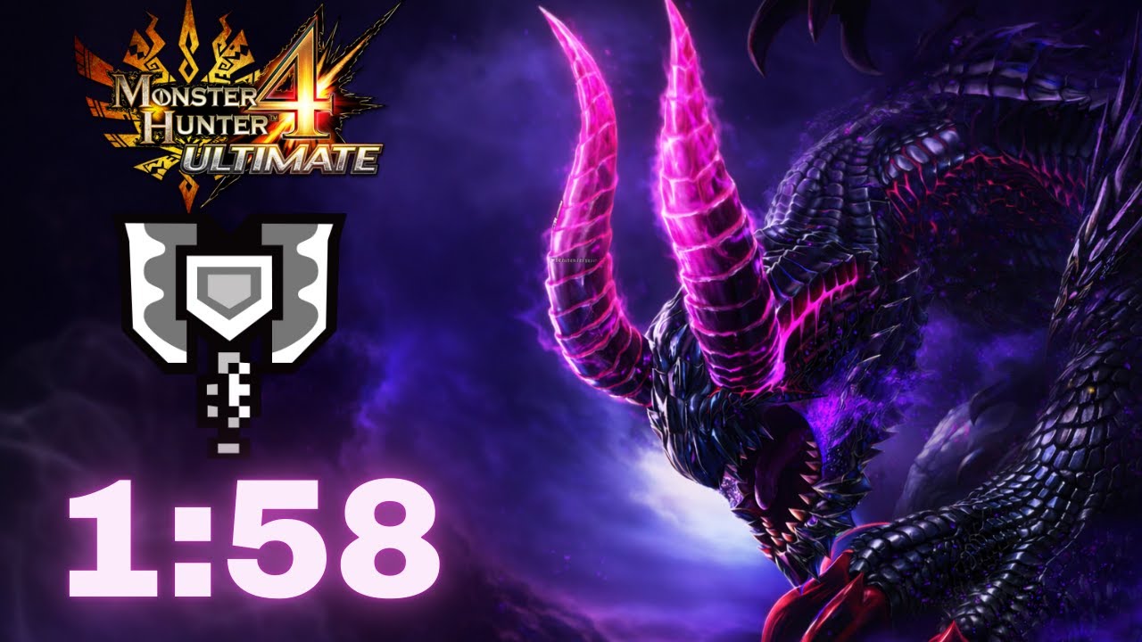MH4U Gore Magala 1:58 Heroics Charge Blade Solo (The Candle of Darkness)