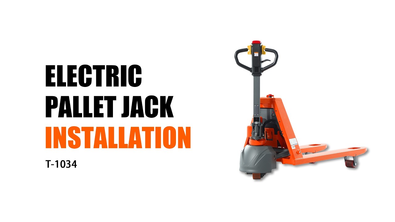 Tory Carrier Electric Pallet Jack Setup Tutorial | 3300 lb Lithium Pallet Jack | Complete T-1034