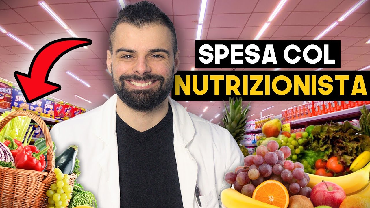 FACCIO LA SPESA PER 1 GIORNO: al supermercato col nutrizionista 🛒🥣