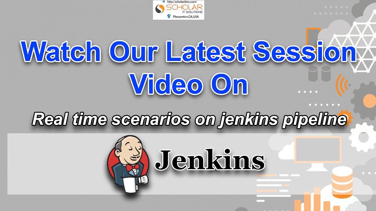 Real time scenarios on Jenkins pipeline session video #Jenkins