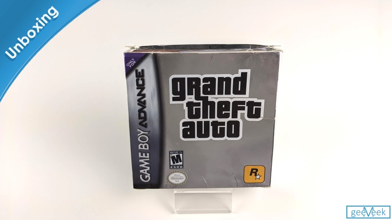 GTA Advance - Nintendo Game Boy Advance Unboxing