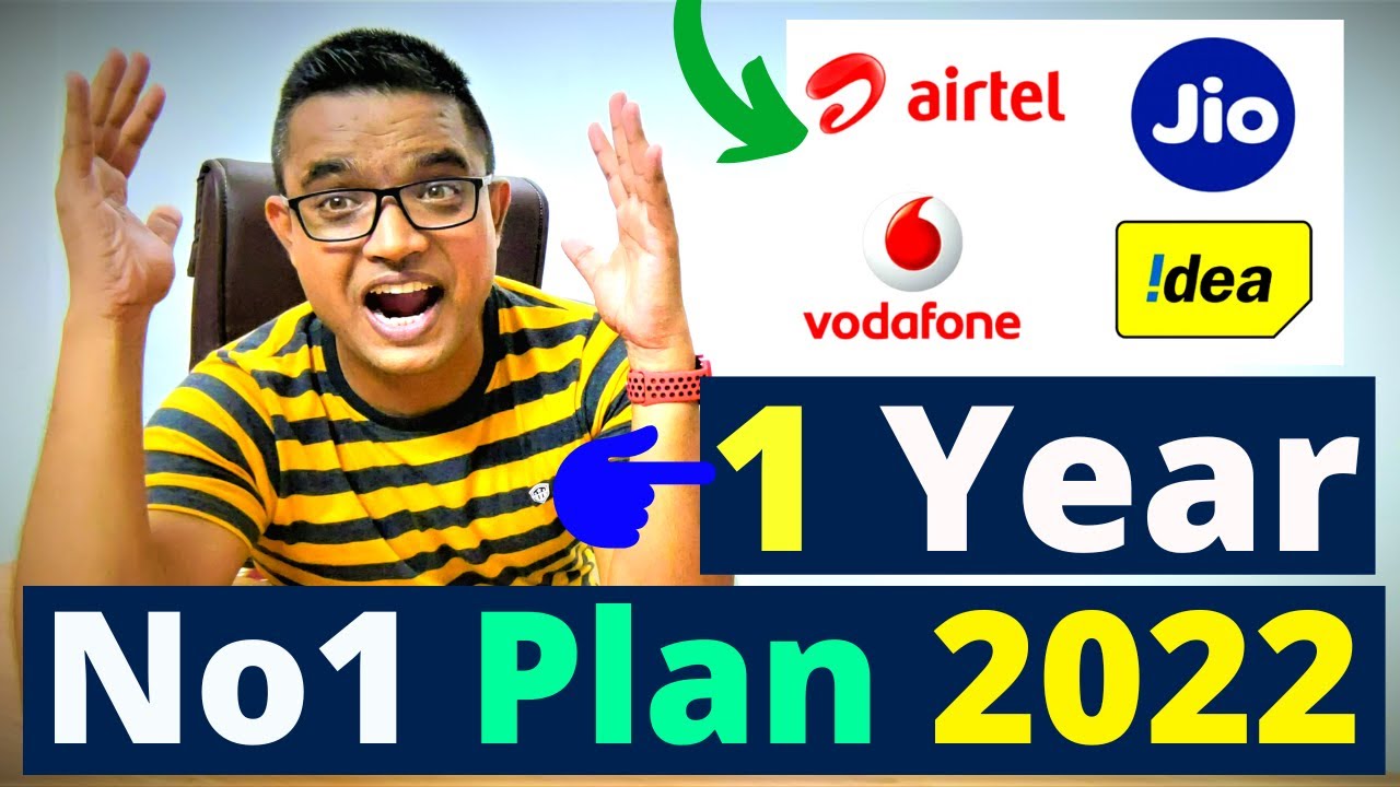 Jio Airtel Vi 1 Year Prepaid Plans 2022 | Best Long Term Prepaid Recharge Plans 2022