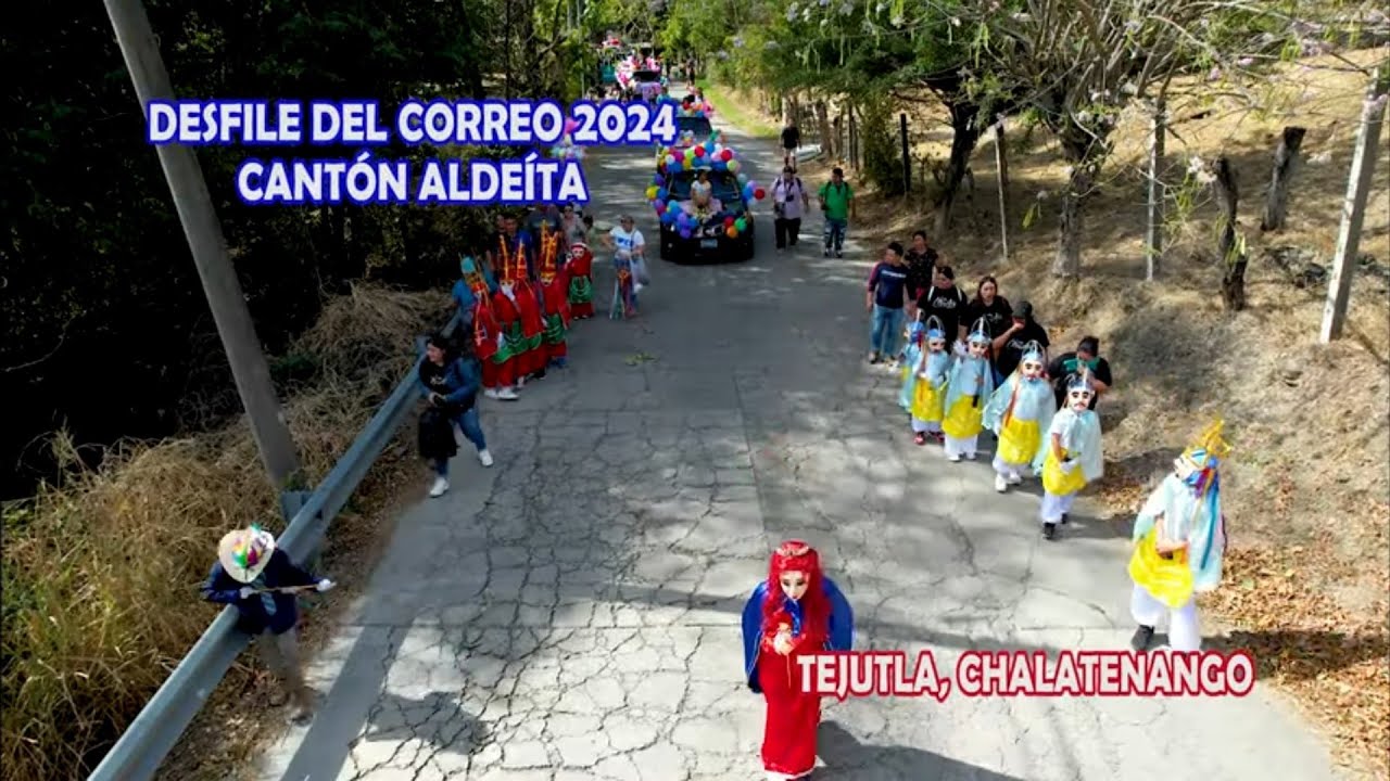 Desfile Fiestas de Cantón Aldeita en Tejutla, Chalatenango, EL SALVADOR 2024