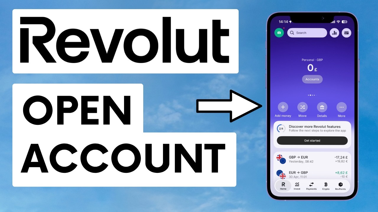 Как открыть счет в Revolut | Пошаговая инструкция (новинка 2026 года)