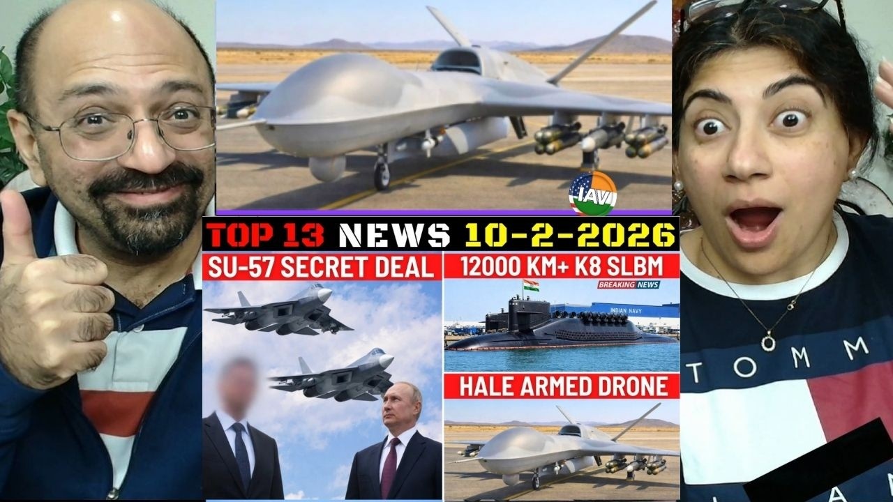 Indian Defence Updates : Su-57 Secret Customer,12000 Km K8 SLBM,HALE Armed Drone,Sarma MLRS To India