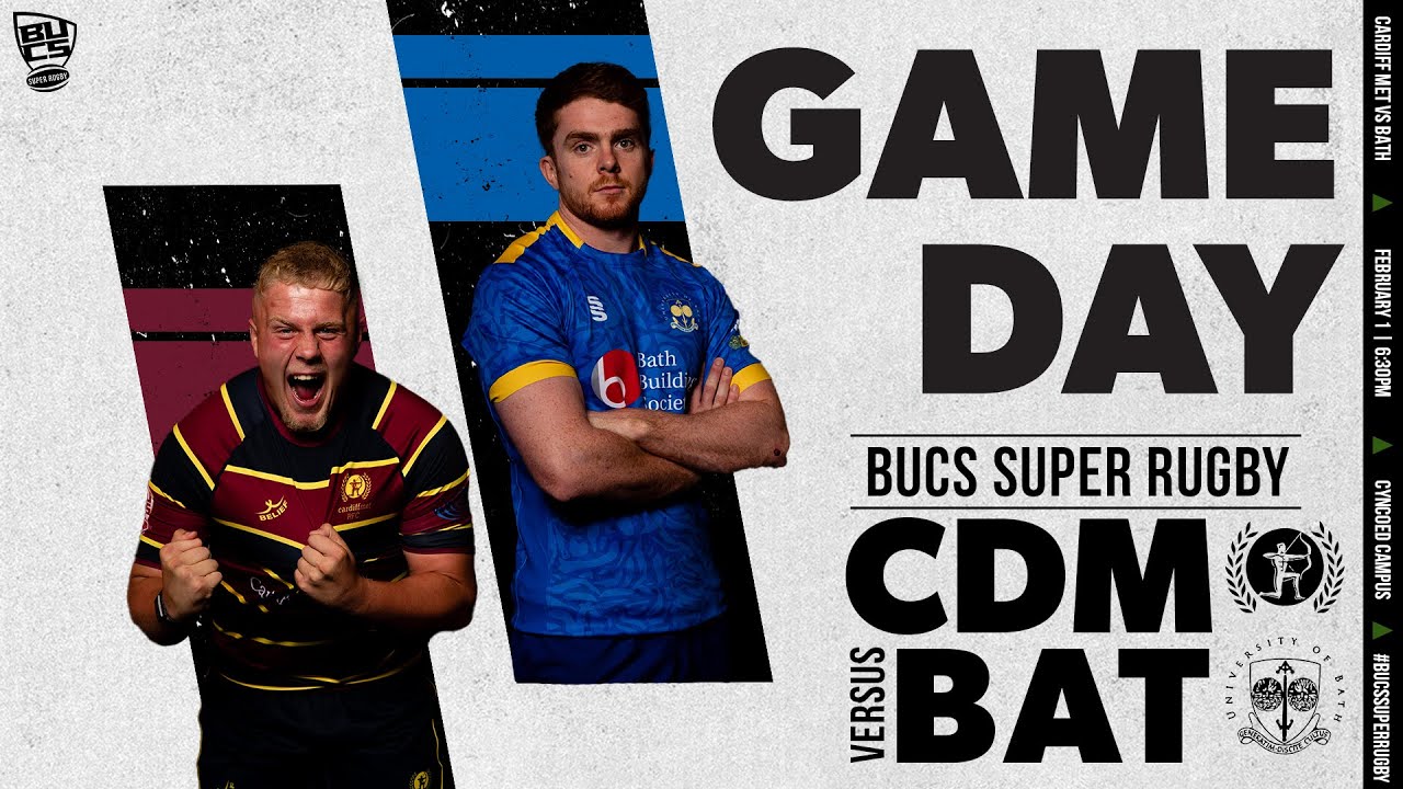 LIVE BUCS SUPER RUGBY | Cardiff Met vs Bath