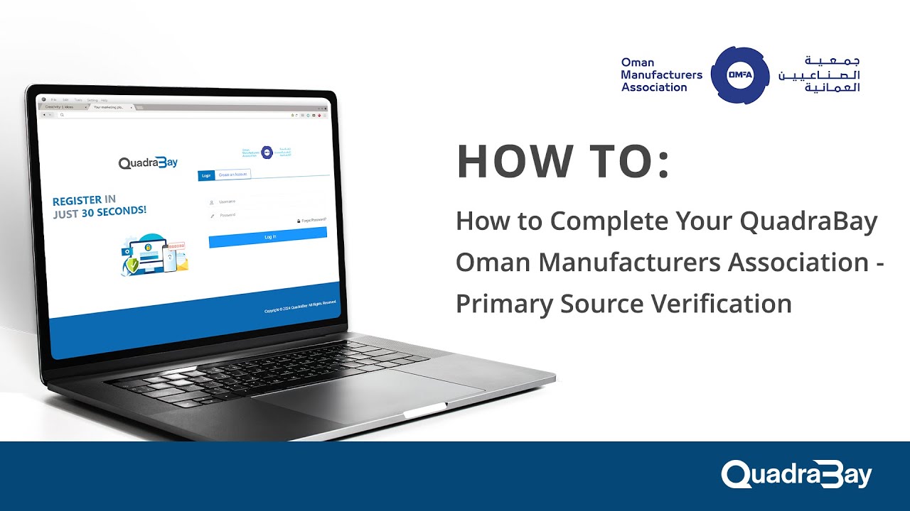 How to Complete Your QuadraBay Oman Manufacturers Association - Primary Source Verification