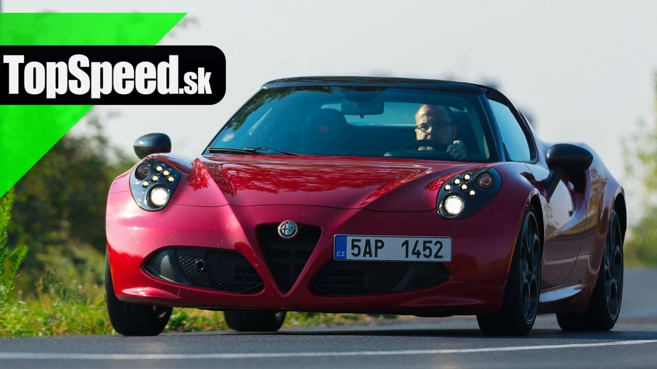 Test Alfa Romeo 4C spider - Maroš ČABÁK TOPSPEED.sk
