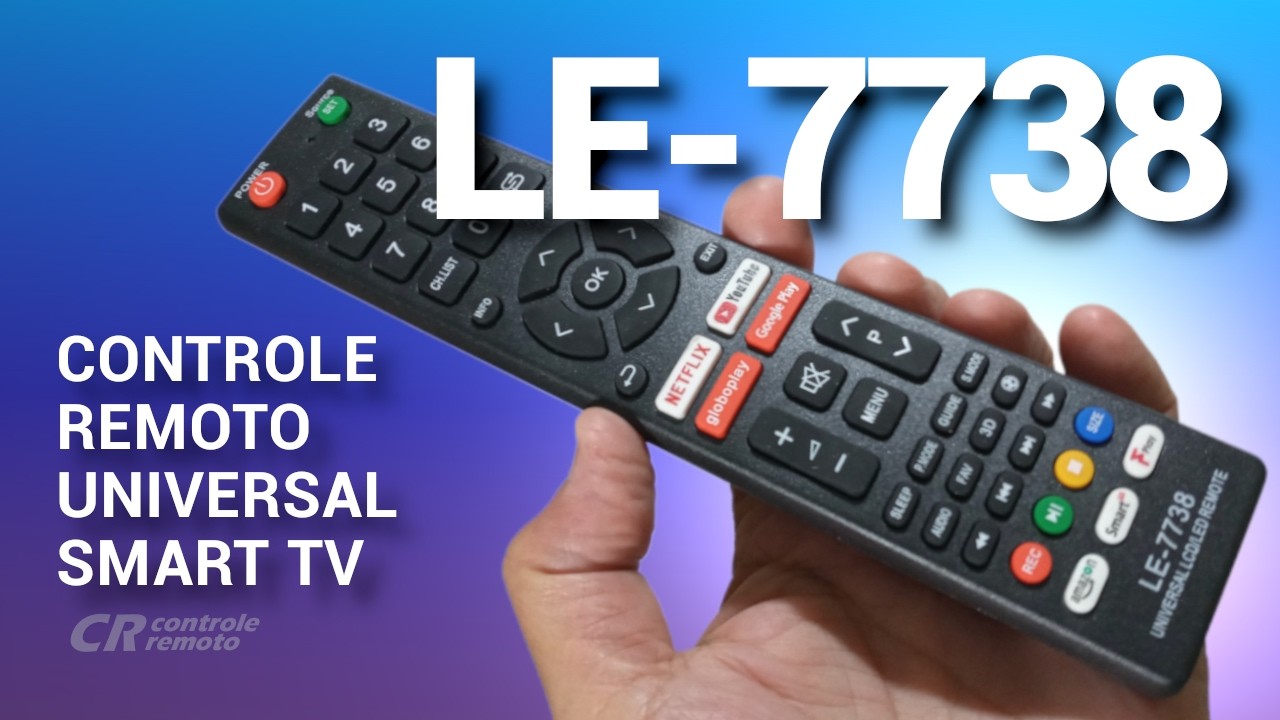 Como configurar o controle remoto universal Smart LE-7738