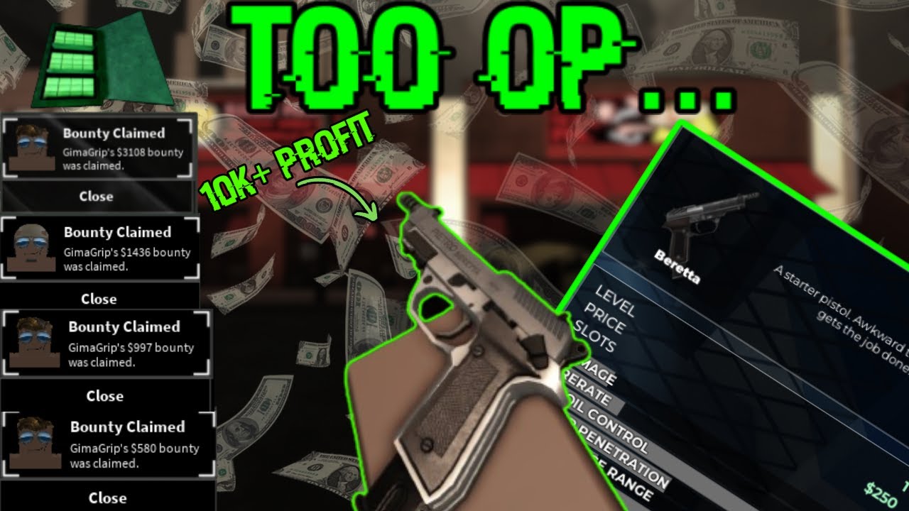 The Berreta is TOO OP | Roblox Criminality