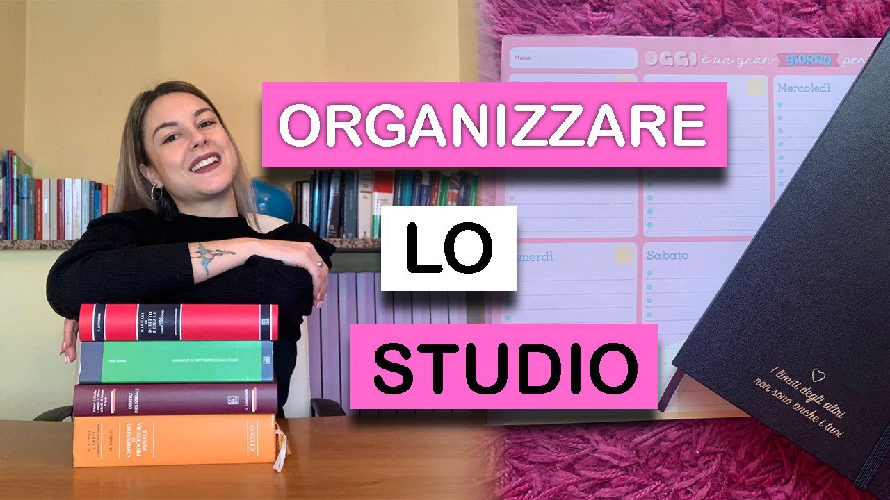 COME ORGANIZZARE LO STUDIO | Programmazione durante il primo mese di LEZIONI