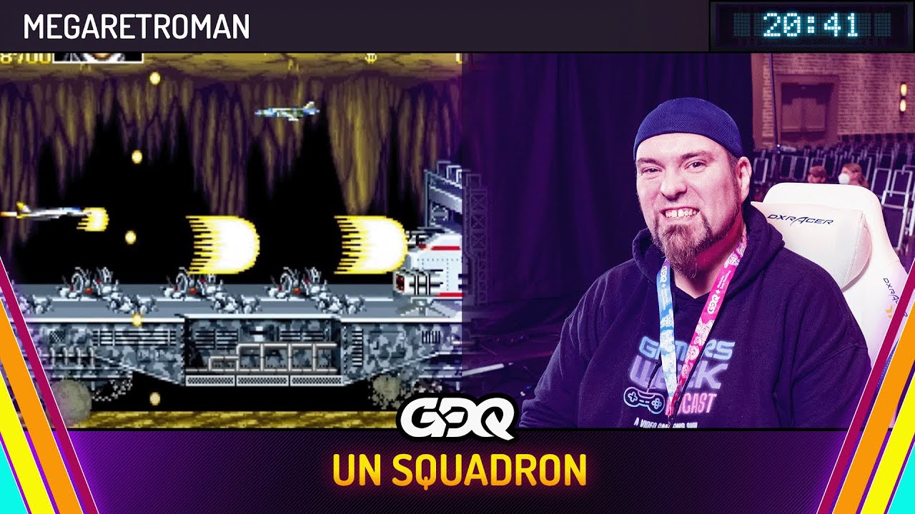 UN Squadron by MegaRetroMan in 20:41 - Summer Games Done Quick 2025