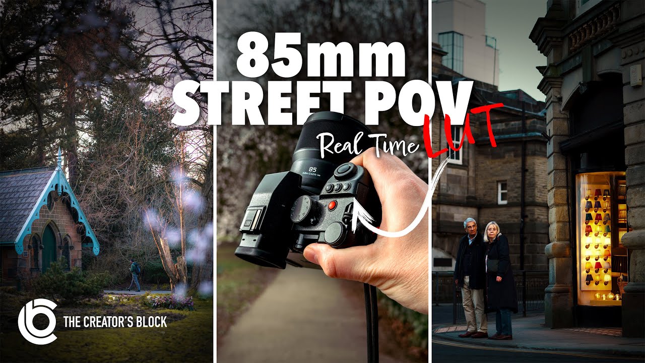 85mm Lens for STREET Photography? // Lumix S5iiX Real Time LUT