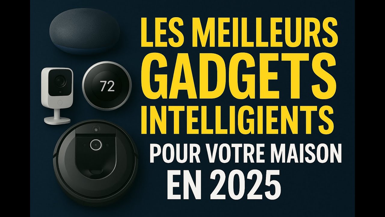 LES MEILLEURS GADGETS INTELLIGENTS POUR VOTRE MAISON EN 2025