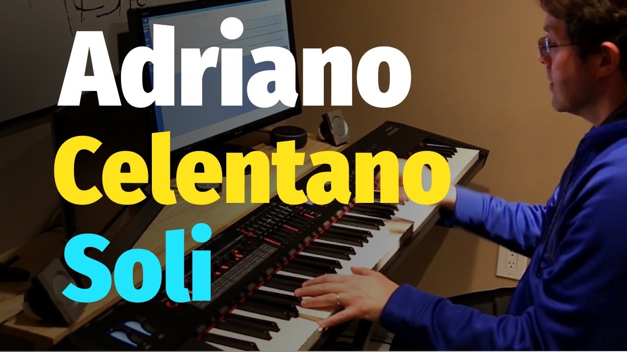 Soli - Adriano Celentano - Piano Cover, Пианино, Ноты