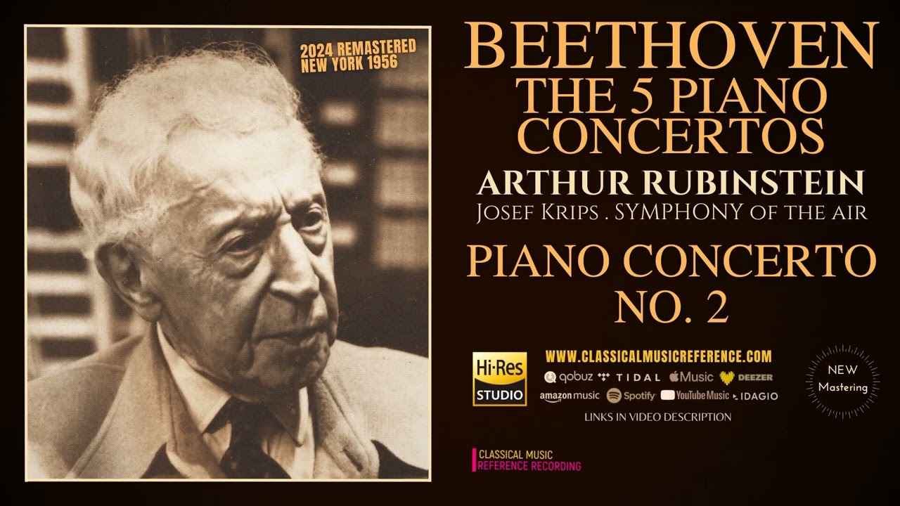 Beethoven: Piano Concerto No. 2, Op. 19 / Remastered (reference recording: Arthur Rubinstein)