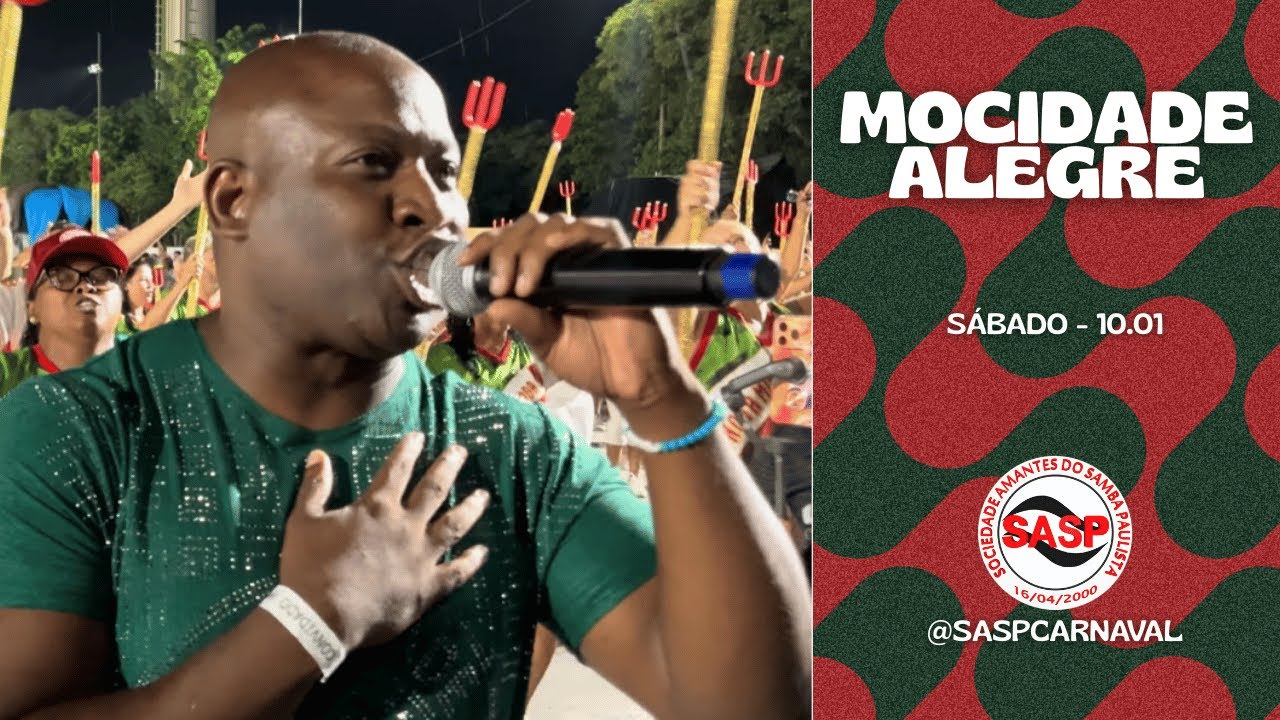 Carnaval 2026 | Mocidade Alegre &ndash; Largada do ensaio t&eacute;cnico (10.01.2026)