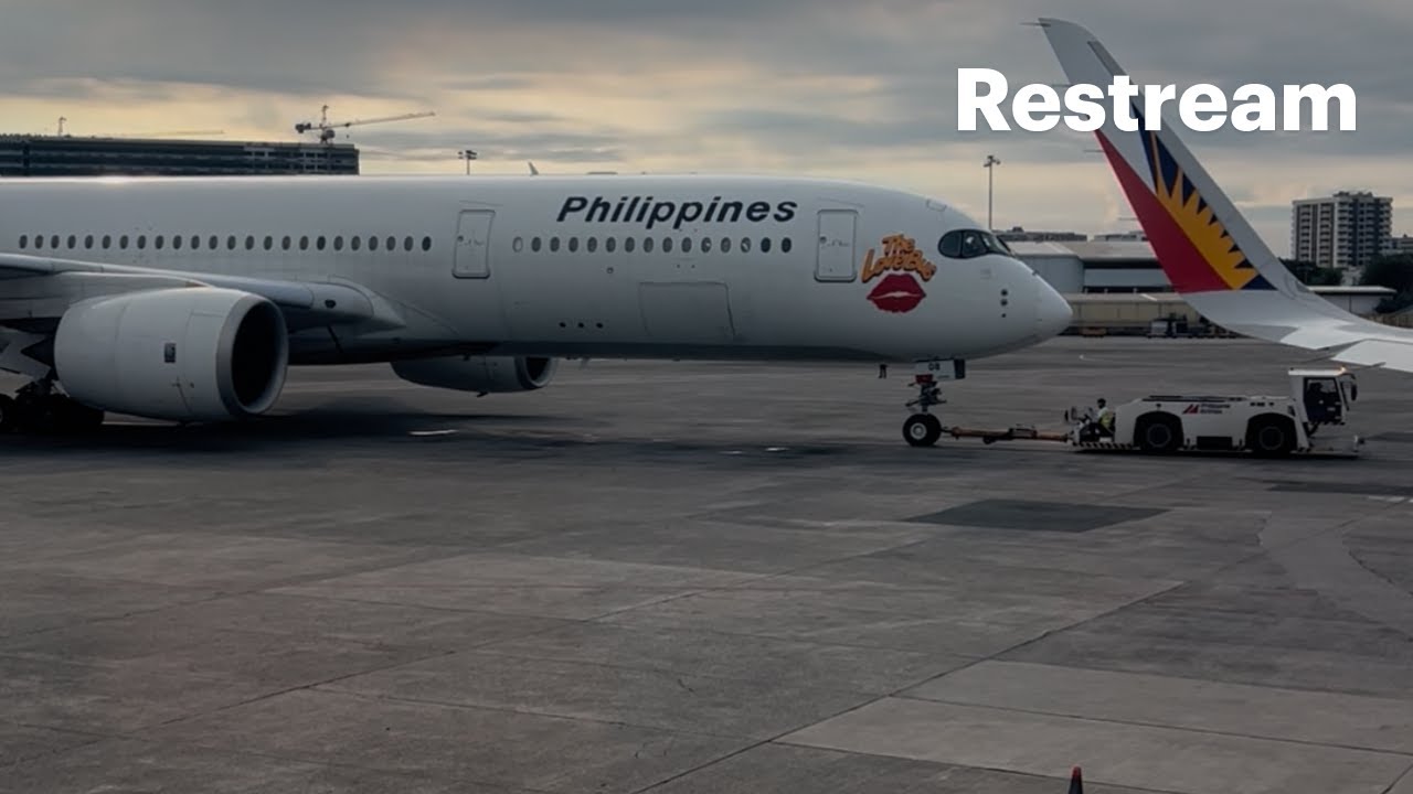 Airbus A350-900 Philippine Airlines ‘Love Bus’ at Ninoy Aquino International Airport Terminal 1