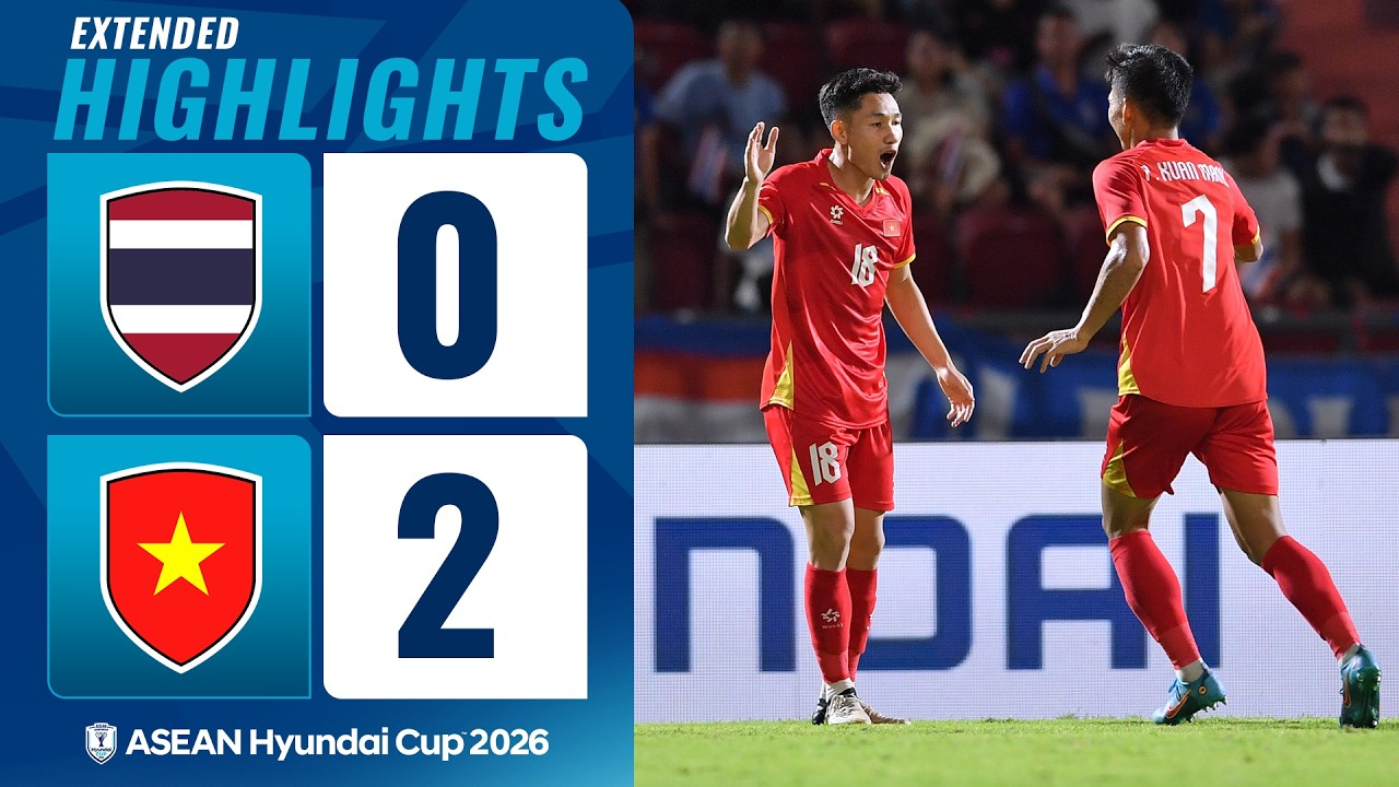 Таиланд 0-2 Вьетнам | Кубок АСЕАН Hyundai 2026 | Расширенный обзор матча | Финал, первый матч