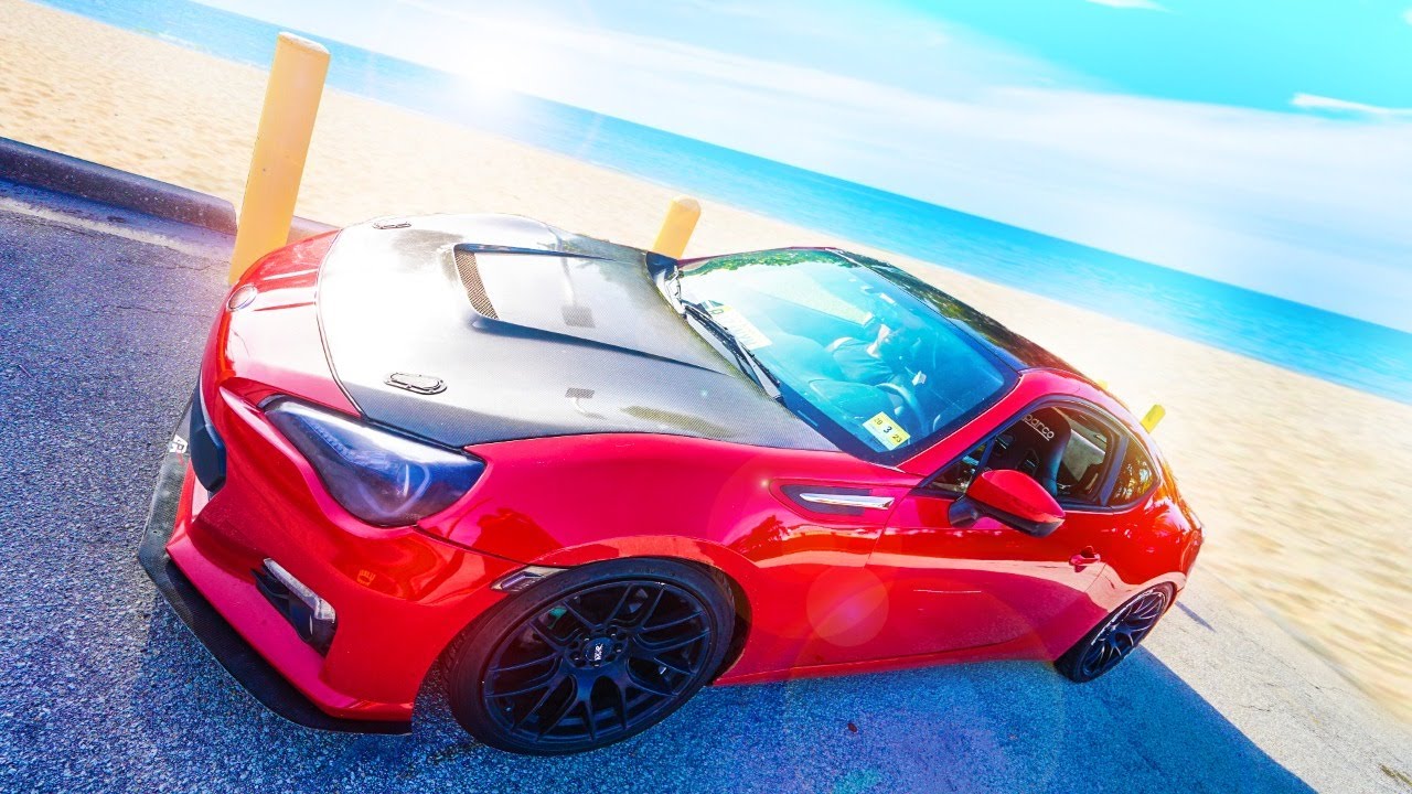 FUI PARA PRAIA COM O CARRO NOVO  😍