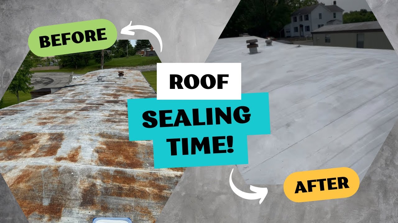 DIY Roof Sealing: Mobile Home Makeover : EPISODE 1