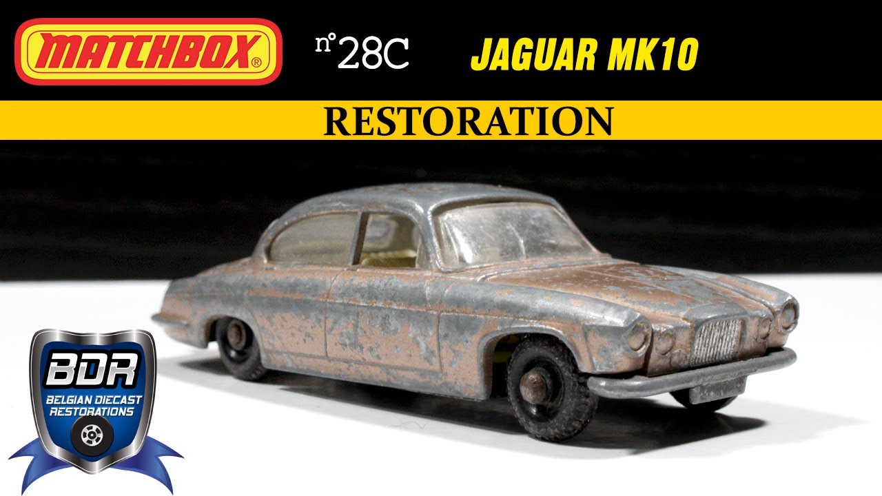 Matchbox 28c Jaguar Mk10 Diecast Restoration