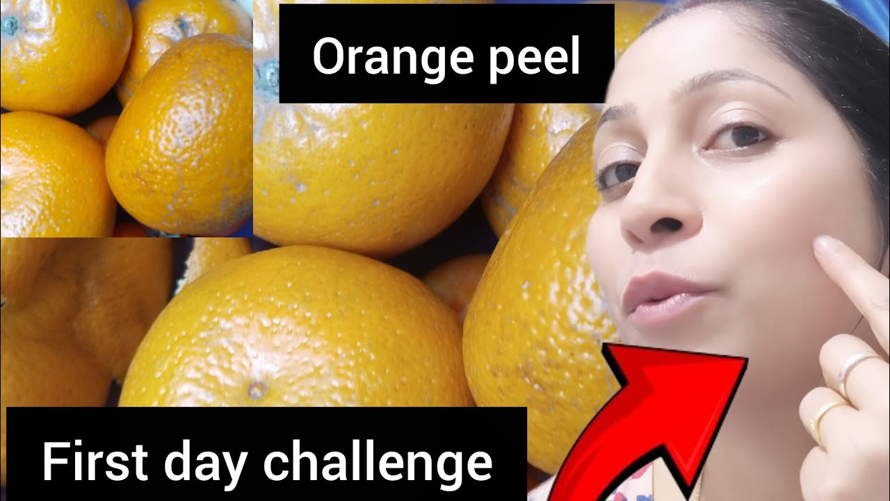 Orange Peel Face Pack 🍊 | Instant Glow Live Result | First Day Challenge | Before After
