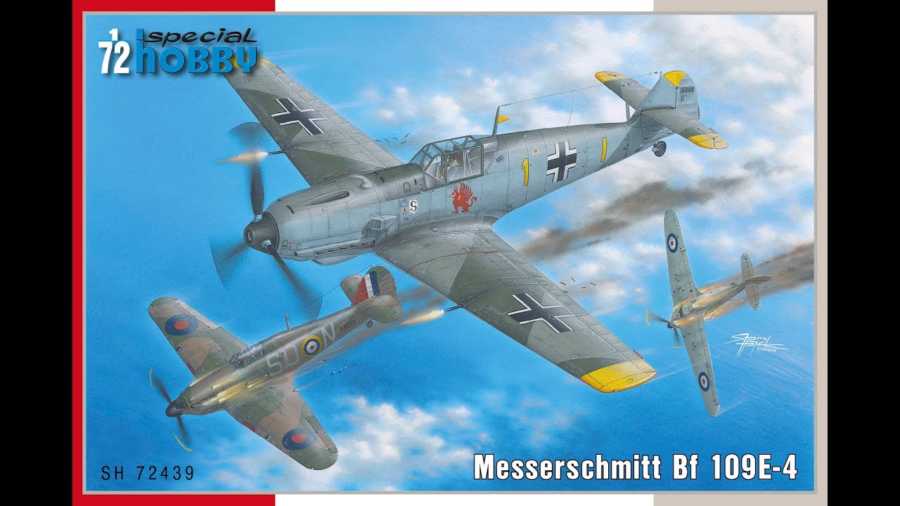 Special Hobby 1/72 Bf109E-4 Build