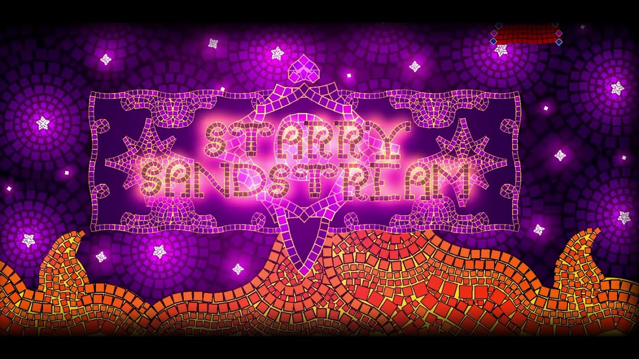 (2K60fps) Starry Sandstream By Furorem (GodLike Hard 5 stars + all coins) | #geometrydash